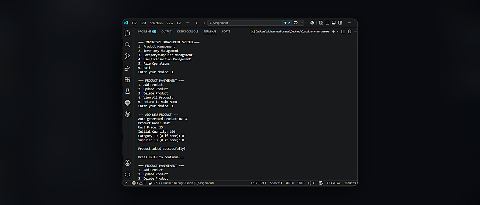 Inventory Management System